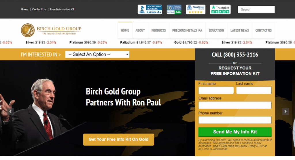Birch Gold Group Gold IRA