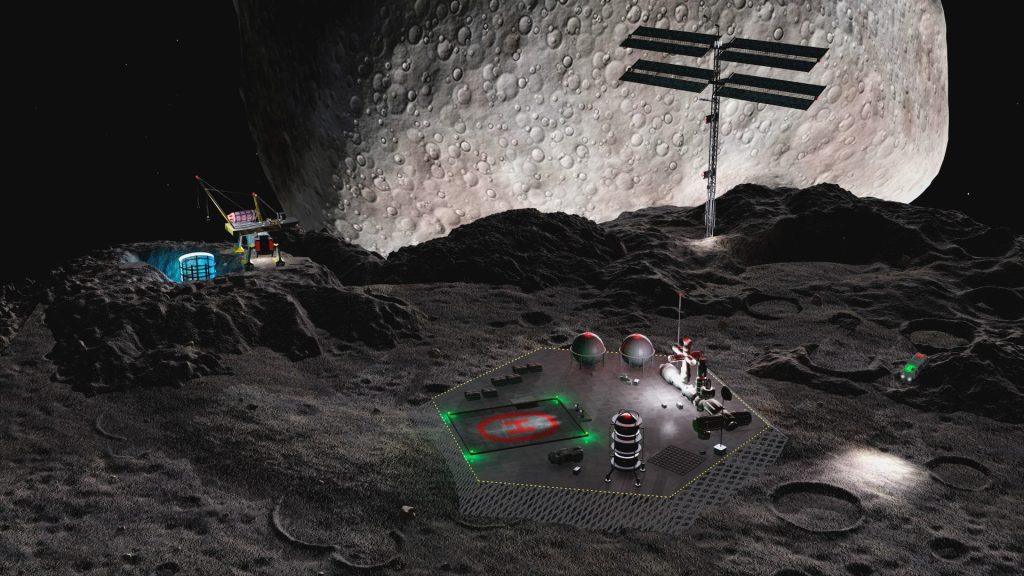 Mining Precious Metals on Asteroid