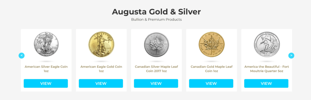 Augusta Precious Metals Products