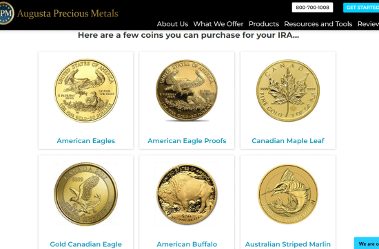 Augusta Precious Metals IRA Coins