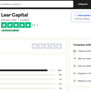 Lear Capital Trustpilot